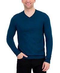 Alfani Men's Long-Sleeve V-Neck Merino Sweater