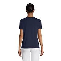 Lands' End Women's Relaxed Supima Cotton Short Sleeve Crewneck T-Shirt