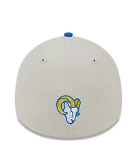 Men's New Era Stone, Royal Los Angeles Rams 2023 Nfl Draft 39THIRTY Flex Hat