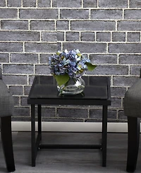 Nearly Natural Blooming Hydrangea Artificial Arrangement in Vase