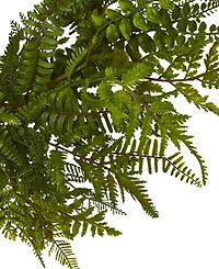 Nearly Natural 24'' Mixed Fern Artificial Wreath