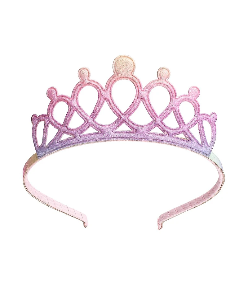 Sweet Wink Girls Pastel Rainbow Tiara Headband