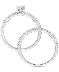 Diamond Bridal Ring Set (1/2 ct. t.w.) 14k White Gold