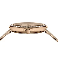 Versus Versace Lea Women's 2 Hand Quartz Movement and Ion Plating Rose Gold-Tone Bracelet Watch 35mm
