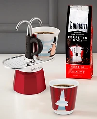 Bialetti Set Mini Express "R" Magritte Plus 2 Bicc. 2.8 Oz Coffeemaker
