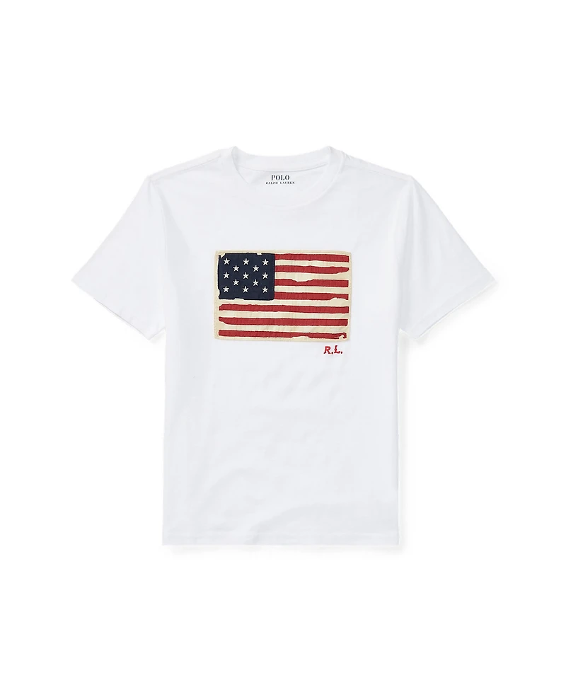 Polo Ralph Lauren Big Boys Flag Cotton Jersey T-shirt