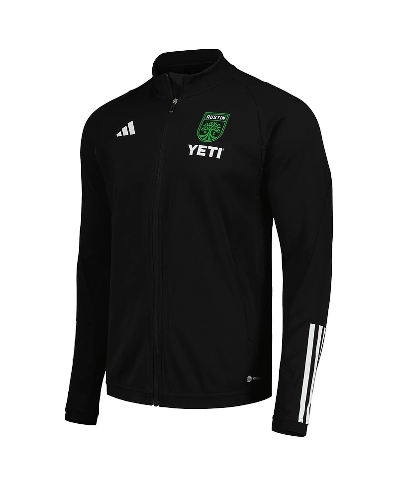 Men's adidas Black Austin Fc 2023 On-Field Aeroready Full-Zip Training Top