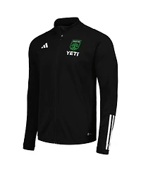 Men's adidas Black Austin Fc 2023 On-Field Aeroready Full-Zip Training Top