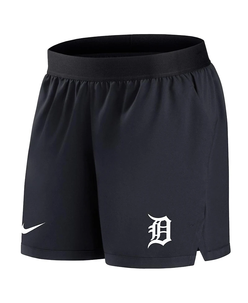 Women's Nike Navy Detroit Tigers Authentic Collection Team Performance Shorts