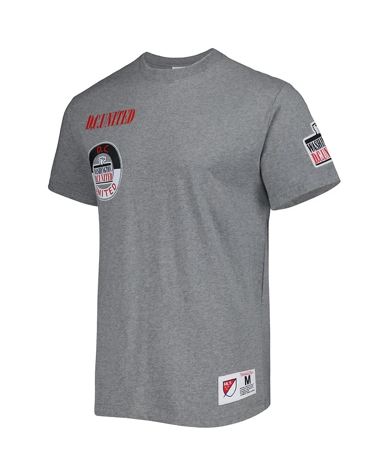 Men's Mitchell & Ness Gray D.c. United City T-shirt