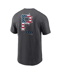 Men's Nike Anthracite Pittsburgh Pirates Americana T-shirt