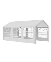 Outsunny 10' x 20' Heavy-duty Large Wedding Tent with Sidewalls,