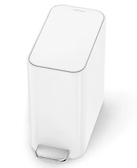 simplehuman 5 Liter Slim Bathroom Trash Can with Liner Pocket