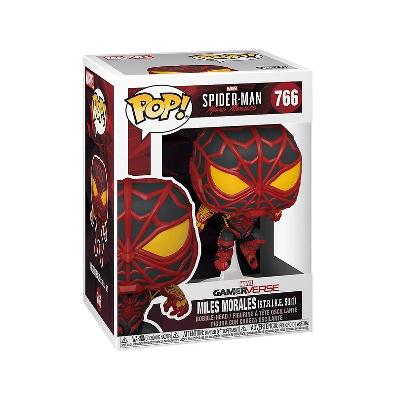 Marvel Spider-Man Funko Pop Vinyl Figure | Miles Morales Strike Suit