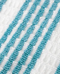 T-Fal Solid and Stripe Waffle Kitchen Towel, Set of 4
