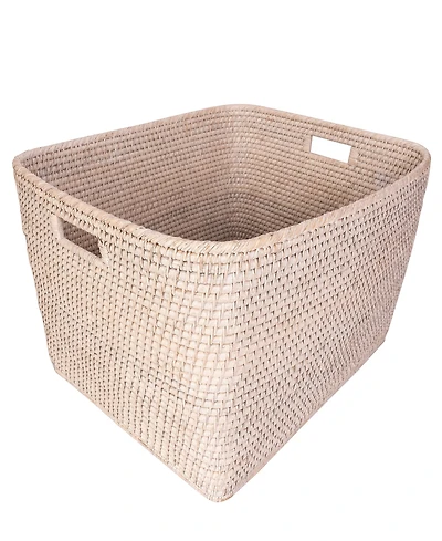 Saboga Home Family Basket with Cutout Handle