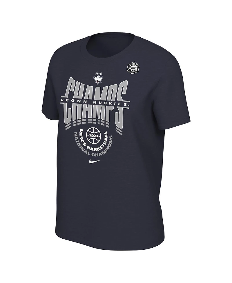 Women's Nike Navy UConn Huskies 2023 Ncaa Men's Basketball National Champions Locker Room T-shirt