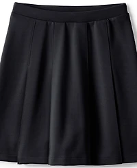Lands' End Little Girls Ponte Pleat Skirt Top of Knee