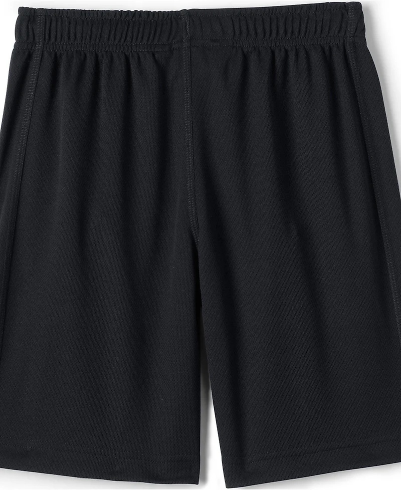 Lands' End Boys School Uniform Mesh Gym Shorts