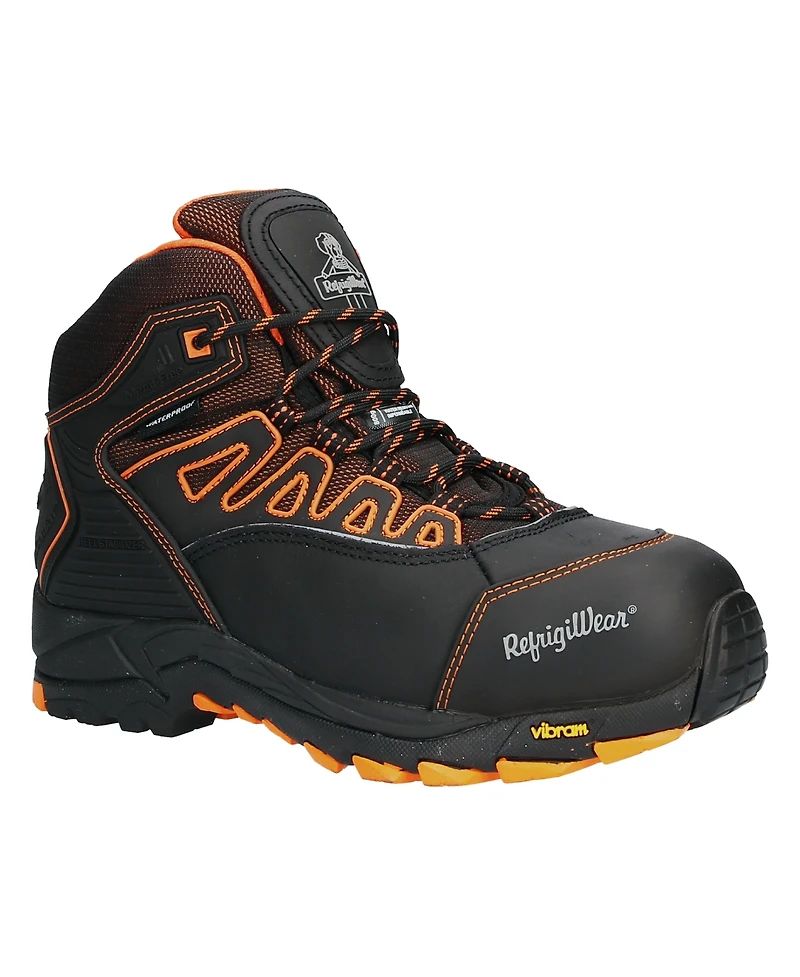 RefrigiWear Men's PolarForce Hiker Boot - Waterproof, Insulated Work Boots for Extreme Cold Weather with Astm Safety Toe
