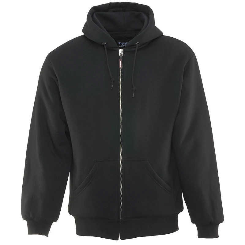 RefrigiWear Men's Insulated Full Zip Sweatshirt - Pre-Shrunk, Large Pockets