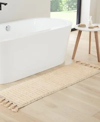 Lucky Brand Overtufted Cotton Fringe Bath Rugs