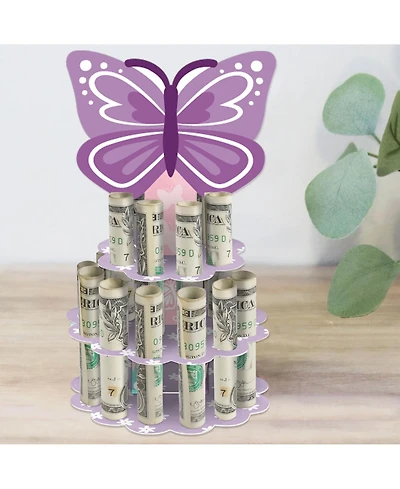 Beautiful Butterfly - Diy Birthday Party Money Holder Gift - Cash Cake