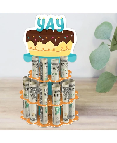 Colorful Happy Birthday Diy Birthday Party Money Holder Gift Cash Cake