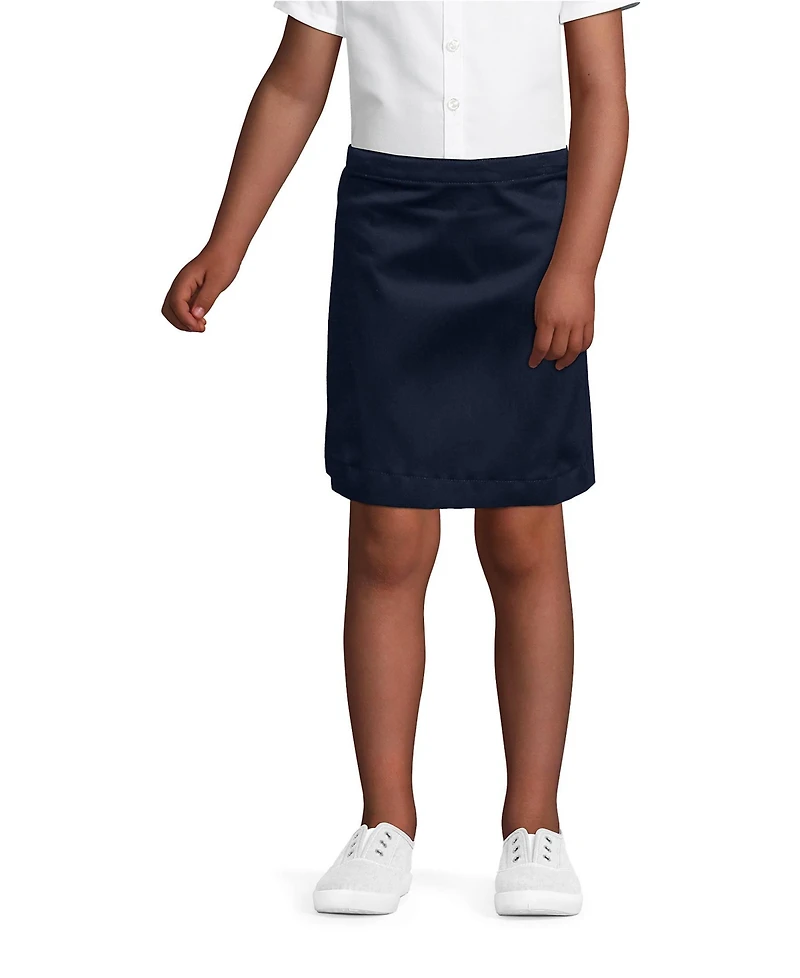 Lands' End Big Girls Blend Chino Skort Above Knee