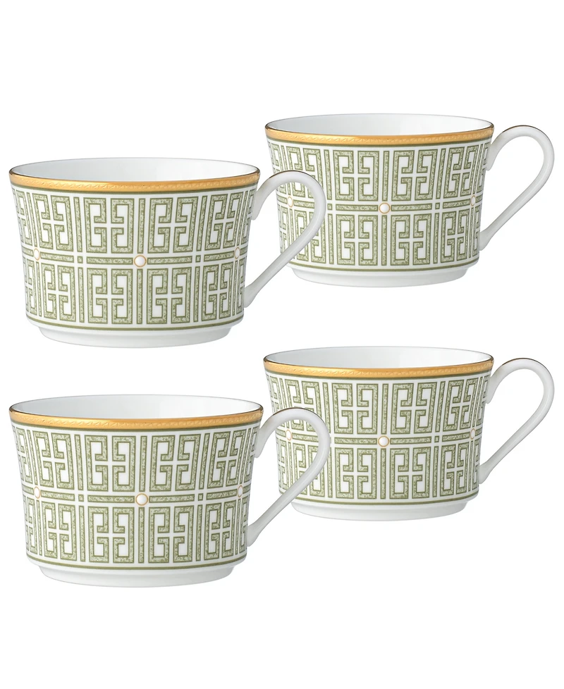 Noritake Infinity 4 Piece Cup Set, Service for 4