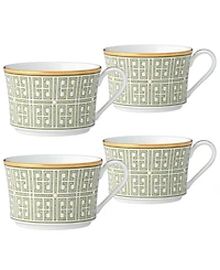 Noritake Infinity 4 Piece Cup Set, Service for 4