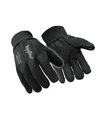 RefrigiWear Men's Insulated Jersey Cotton Knit Work Gloves with Dotted Grip (Pack of 12 Pairs)