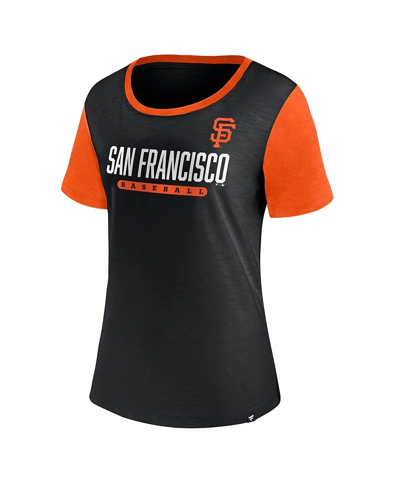 Women's Fanatics Black San Francisco Giants Mound T-shirt