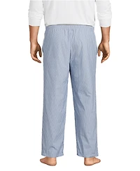 Lands' End Big & Tall Poplin Pajama Pants