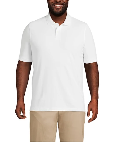 Lands' End Big & Tall Short Sleeve Comfort-First Mesh Pique Polo Shirt