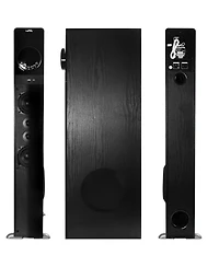 beFree Sound Bluetooth Powered Tower Speaker in Black