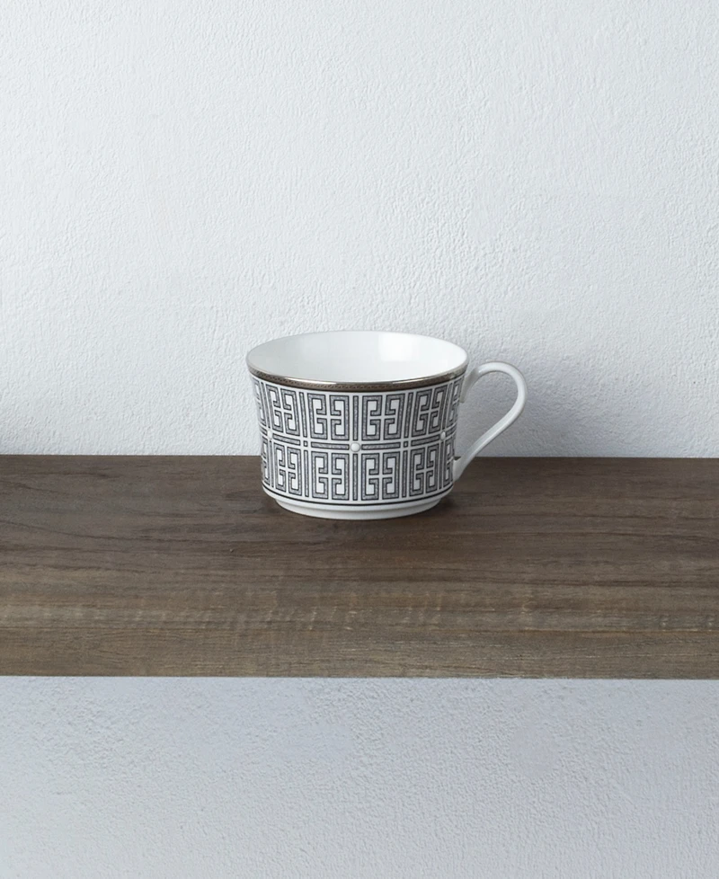 Noritake Infinity Graphite 4 Piece Cup Set, Service for 4