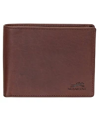 Mancini Men's Buffalo Rfid Secure Billfold Wallet