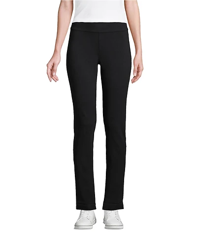 Lands' End Women's Tall Starfish Mid Rise Slim Leg Pants