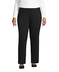 Lands' End Plus Starfish Mid Rise Straight Leg Pants