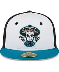 Men's New Era White Albuquerque Isotopes Copa De La Diversion 59FIFTY Fitted Hat