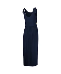 Women's G-iii 4Her by Carl Banks Navy Milwaukee Brewers Game Over Maxi Dress