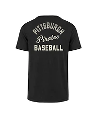 Men's '47 Brand Black Pittsburgh Pirates Turn Back Franklin T-shirt