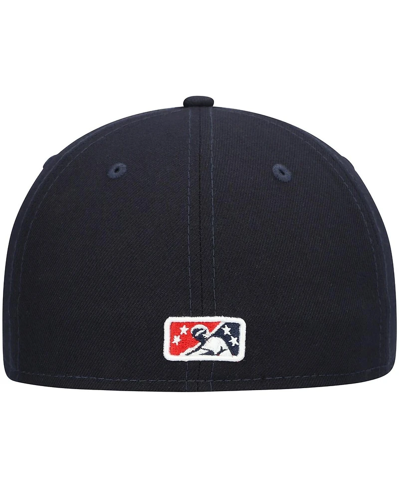 Men's New Era Navy New Hampshire Fisher Cats Authentic Collection Team Alternate 59FIFTY Fitted Hat