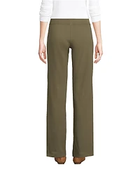 Lands' End Women's Starfish Mid Rise Straight Leg Pants
