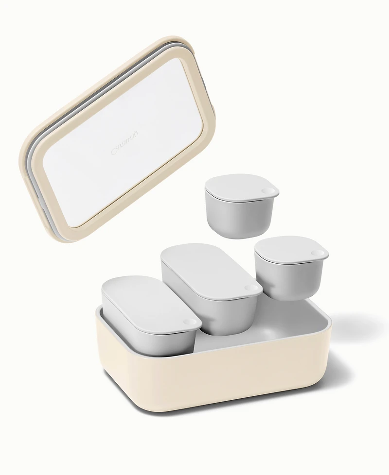 Caraway 17 Piece Glass Food Storage Set