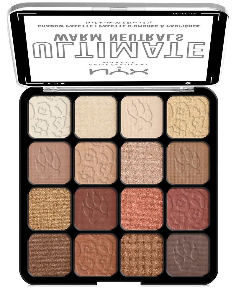 Nyx Professional Makeup Ultimate Shadow Palette - Warm Neutrals