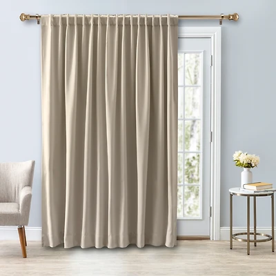Ricardo Ultimate Black-Out 2-Way Pocket Double-wide Curtain Panel 112"W x 84"L