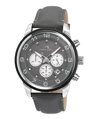 Porsamo Bleu Men's Arthur Genuine Leather Band Watch 1091EARL