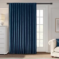 Ricardo Premium Velvet Rod Pocket With Back Tabs Patio Panel 100"W x 84"L